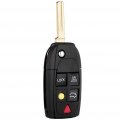 Aintier 1 X Key Fob Shell Case For Volvo S60 S80 V70 Xc60 Xc70 Xc90 1998-2016 Lqnp2tapu5
