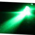 New Lon0167 10pcs 5mm Green White Light Led Emitting Diode Bulb Lamp Beads Grnes Weies Licht
