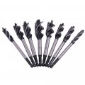 Wood Drill Bit Set Hex Shank Four Flute 10 12 14 16 18 20 22 25mm Woodworking Drilling