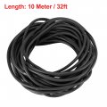 X Autohaux 32ft 10 Meter Rubber Protective Strip Sticker Car Door Scratch Protector Edge Guard Trim Black