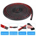 Uxcell D-shape Door Rubber Seal Strip 0 39 X0 35 Foam Automotive Weather Stripping With Self-adhesive For Cars Truck Window