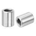 M8 Round Connector Nuts 304 Stainless Steel Coupling Nut 15mm 0 59inch Length Pack Of 10 