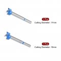 Uxcell 17mm 19mm Forstner Drill Bits Set Tungsten Carbide Wood Hole Saw Auger Opener Woodworking Hinge Drilling Boring Bit
