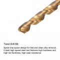 Uxcell M10 X 1 5 Spiral Point Thread Tap And 8 5mm Twist Drill Bit Set Metric Titanium Plated 6542 High Speed Steel Machine