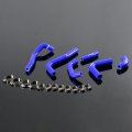 Silicone Radiator Coolant Hose Kit For Honda Crf450r 2002 2003 2004 Blue With Clamps