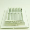 12 W X 4 H 3-way Air Supply Grille Duct Cover Difuser Flat Stamped Face White 