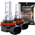 Sealight H H16 H8 Led Fog Light Bulbs 400 Brightness 1 1 Size Halogen Replacement For Cars Trucks Strong Penetration 6500k 