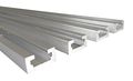 Lot 4 Each 36 Aluminum Track By 3 8 Slot Accepts 1 Hex Bolts Or 5 16 T Countersunk Holes Every 6 112124 