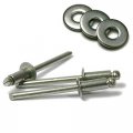 Stainless Steel Domed Pop Rivet Fastener Assortment Kit With Backing Washers 601 Pieces 304 Grade Sizes 4 1 8 To 6 3 16 
