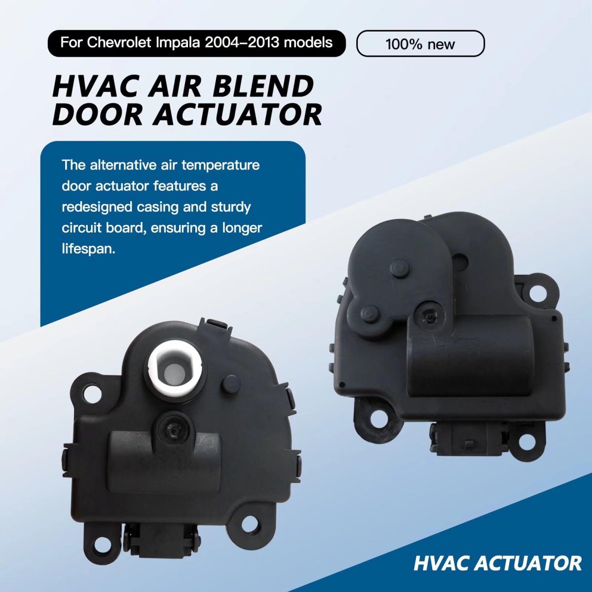 Hvac Air Blend Door Actuator Heater Replace Fit For Chevy Impala 2004-2014
