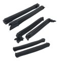 Convertible Top Rubber Weatherstrip Seals Kit Black Replacement For Mustang Cobra 2001 2002 2003 2004 3r3z-7653986 F4zz-7651564 