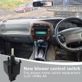 Blower Control Switch Front Part Fit For Ford 1997-2001 E250 Econoline Base Without Auxiliary Heater With Factory Installed Ac