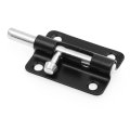 U 117558 Slide Barrel Bolt Latch 3 In Steel Door And Gate Lock With Screws Matte Black Single Pack 
