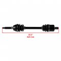 Caltric Front Left Complete Cv Joint Axle Compatible With Polaris Sportsman 500 4x4 Ho Efi 2007 If Built Between 7 25 06