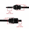 Caltric Front Left Complete Cv Joint Axle Compatible With Polaris Sportsman 500 4x4 Ho Efi 2007 If Built Between 7 25 06
