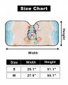 Beach Gnomes Windshield Sun Shade For Car Truck Suv Outdoor Funny Front Windowshade Auto Sun Visor Heat Protection Sunscreen
