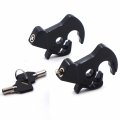Motorcycle Detachable Locking Latch Kit For Touring Sissy Bar Luggage Rack 1984 To 2020 Rotary Docking Latches With Locks And 