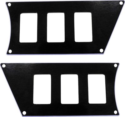 Modquad Utv Switch Panel 6 Slot Black For 14-17 Polaris Ranrzr1000xe