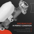 A-premium Brake Master Cylinder With Reservoir And Sensor Compatible Ford Vehicles Aerostar 1987 1988 1989 Replace 132376