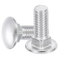 8pcs Carriage Bolts 3 8 -16x1 Stainless Steel 18-8 304 Round Head Square Neck Screws Bolt Screw For Fastening Accessories 