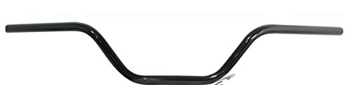 Emgo 23-12592 Black Finish Steel Handlebar