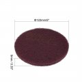 Uxcell 5 Inch Scrubber Scouring Pads Drill Scuffing Disc Hoop And Loop Surface Conditioning 6pcs