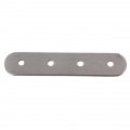 Gatuida 10pcs 4 Flat Repair Plate Hole Fixing Mending Corner Brace Stainless Steel Board Furniture