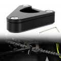 Motorcycle Side Stand Enlarger Fit For 2023 Gsxr600 750 Gsx-r600 Gsx-r750 2011-2023 Kickstand Shoes Extension Plate Black 