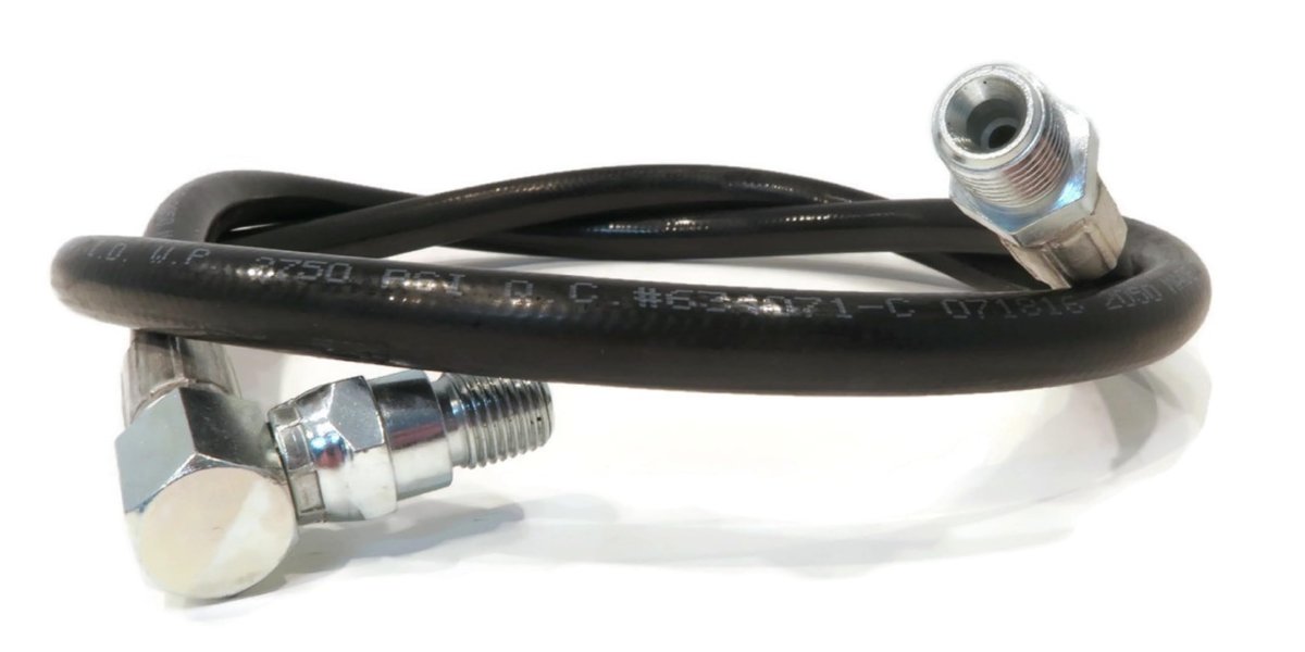 Snowplow Pressure Hoses And Quick Couplers For Meyer 21856 Pack Of 2 45 In Length 1 4 Thread Coupler Size 2750 Psi Max