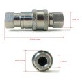 Snowplow Pressure Hoses And Quick Couplers For Meyer 21856 Pack Of 2 45 In Length 1 4 Thread Coupler Size 2750 Psi Max