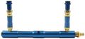 All26152 4150 8 An Fuel Log With Push Lock Inlet Fitting Anodized Finish 