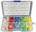 300 Piece Leds 3mm 5mm In 5 Assorted Colors 2-pin Diffused Led Light Emitting Diodes With Storage Case By Electronix Express 