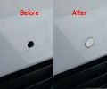 I5motorcycle Set Of 4 Low-profile Chrome Bumper Plugs For 5mm Front License Plate Bracket Bolt Holes