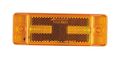 Maxxima M20330y Amber 2 X 6 Led Clearance Marker Auxiliary Turn Signal Light With Reflectorized Lens 