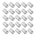 25 Pcs Stainless Steel Spacer 16 Bore X 1 2 Od 11 Length Screw Bushing Plain Finish Round Metal For 5 Screws Bolts And Rods 