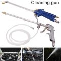 Air Blow Gun Pneumatic Engine Cleaning And Brass Nozzle Siphon Spray Kit A Car Cleaner Degreaser Tool Silver
