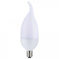 Satco S29807 Indoor Outdoor Led Flame Effect Light Bulb B11 Shape White