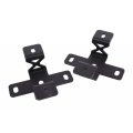 Cowl Light Bracket For Jeep Gladiator 2020 2021 2022 Double Cube Textured Black Steel No Drill Installation 