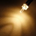 Uxcell 20pcs 2mm Pre Wired Led Warm White Dc6-12v Clear Lens Light Emitting Diodes
