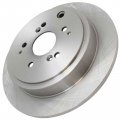 Motorbymotor 313mm Rear Drilled Slotted Brake Rotors Ceramic Pad Kit Replacement For 2001-2006 Acura Mdx Awd 2003-2008 Honda