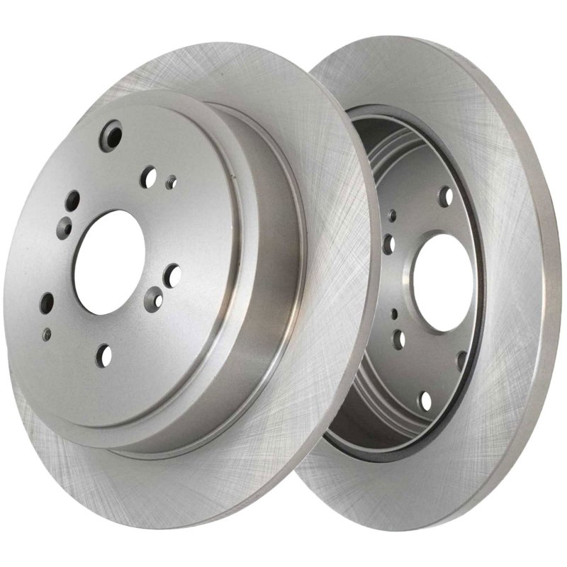 Motorbymotor 313mm Rear Drilled Slotted Brake Rotors Ceramic Pad Kit Replacement For 2001-2006 Acura Mdx Awd 2003-2008 Honda