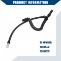 Hihaha No 15834772 Coolant Recovery Hose For Cadillac Escalade 2007-2014 Radiator Surge Tank Outlet Durable 1pcs Black