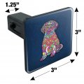 Mosaic Lab Labrador Puppy Dog Tow Trailer Hitch Cover Plug Insert