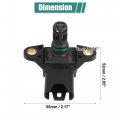 X Autohaux Map Sensor 13627585493 13627551429 Intake Manifold Pressure Replacement For Bmw 135i 3 0l 2008-2011