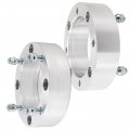 4x156 Wheel Spacers 2 Inch Thick Hub Bore 131mm With 12x1 5 Studs Silver 4 Lug Fit For Rzr 900 2015-2017 Xp 1000 2014-2018 2pcs 