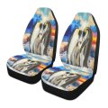 Watercolor Penguins Car Seat Cover Vehicle Protector Sunset Oil Painting Front Seats Covers Universal Fit For Auto Truck Van 