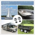 2pcs 44 Trailer Hub Bearing Dust Cap With Extra 2 Rubber Plugs Axle Wheel Ands For Most 5200 To 6000 Pounds Dexter Axle Cap Cup