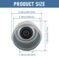 2pcs 44 Trailer Hub Bearing Dust Cap With Extra 2 Rubber Plugs Axle Wheel Ands For Most 5200 To 6000 Pounds Dexter Axle Cap Cup