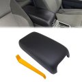 Center Console Armrest Cover Lid Box Black Skin With White Stitch For Dodge Charger 2011 2017 Chrysler 300 1vt06dx9ai 