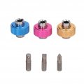 Short Screwdriver Steel 3pcs Cross Flat Head Screwdrivers Universal For Repairing Maintenance